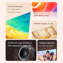 Formovie V10 4K Laser Projector 2500 ANSI Lumen MEMC HDR10 Full HD Portable Home Theater Projectors Smart Audio System beamer mprojectors.com