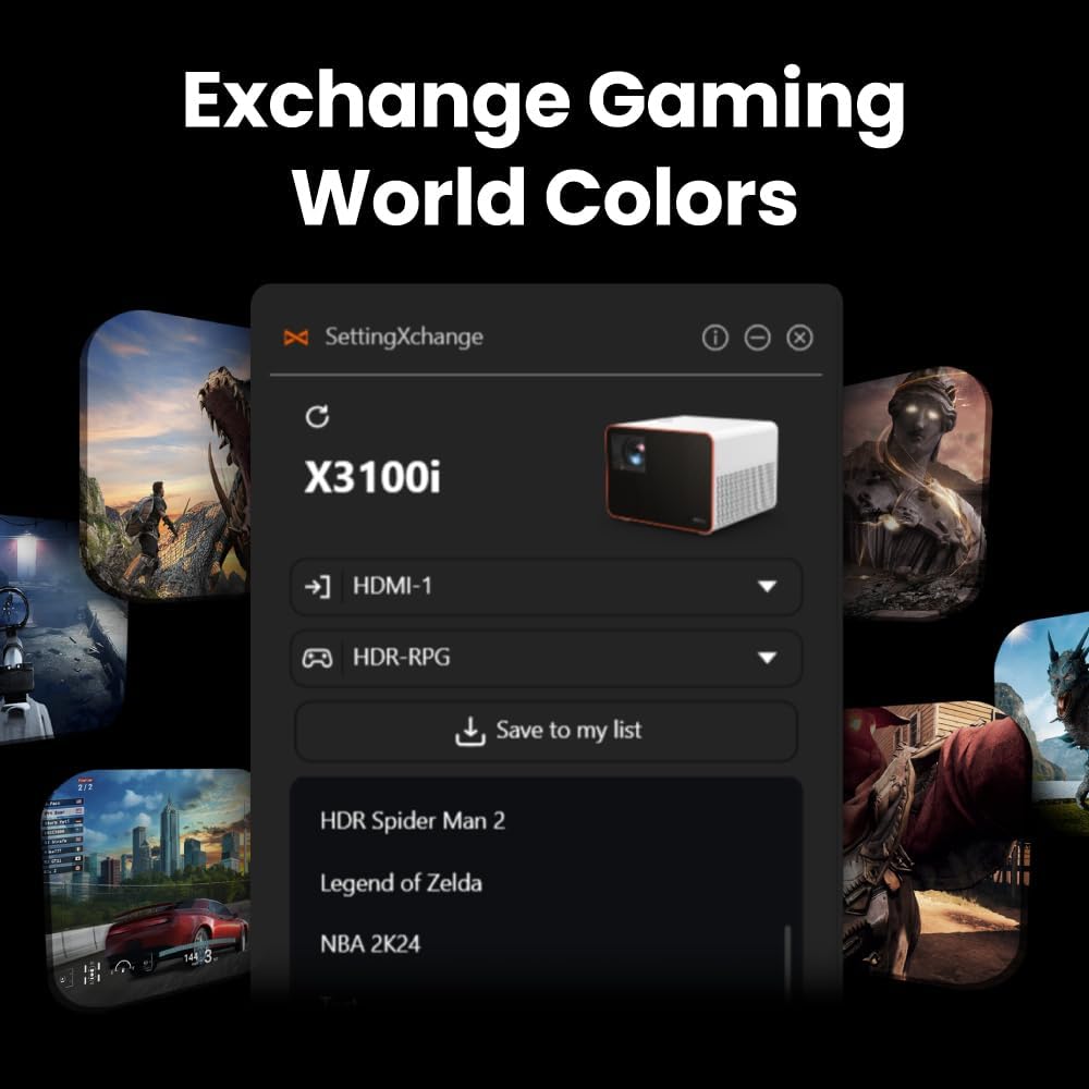 BenQ X3100i True 4K UHD 4LED Gaming Projector, 3300 ANSI Lumens, 4.2ms 1080p 240Hz, 100% DCI-P3, Preset Game Modes, Android TV, 10W TreVolo Speakers, Vertical Lens Shift, eARC, 3D mprojectors.com