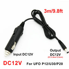BYINTEK 12V 15V 19V Vehicle Auto Car Power Adapter for Projector, 19V for U30 U70 R15 R19 U50 , 12V for P19 P20, 15V for P30 - Multimedia Projectors