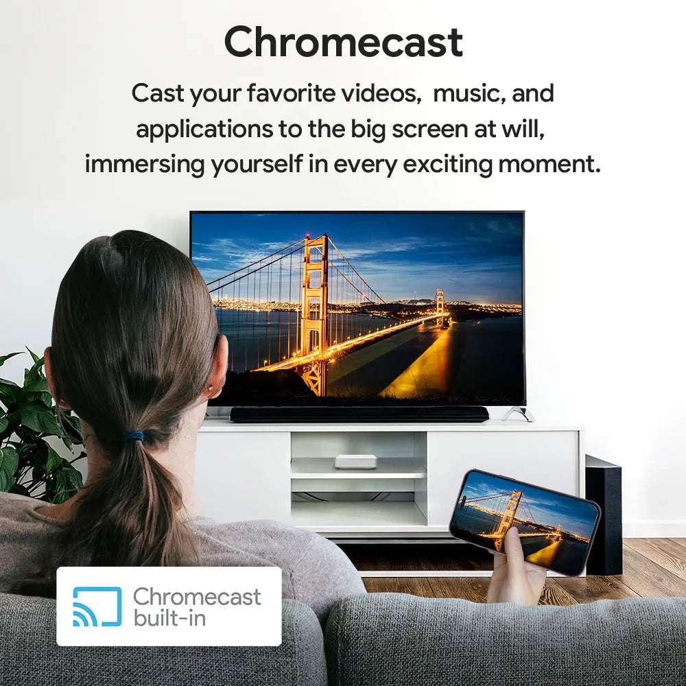 HOMATICS Box R Lite 4K TV Box Androidtv 12 Google & Netflix Certified Amlogic S905Y4 Wifi BT5.0 2GB 32GB Support Dolby Atmos