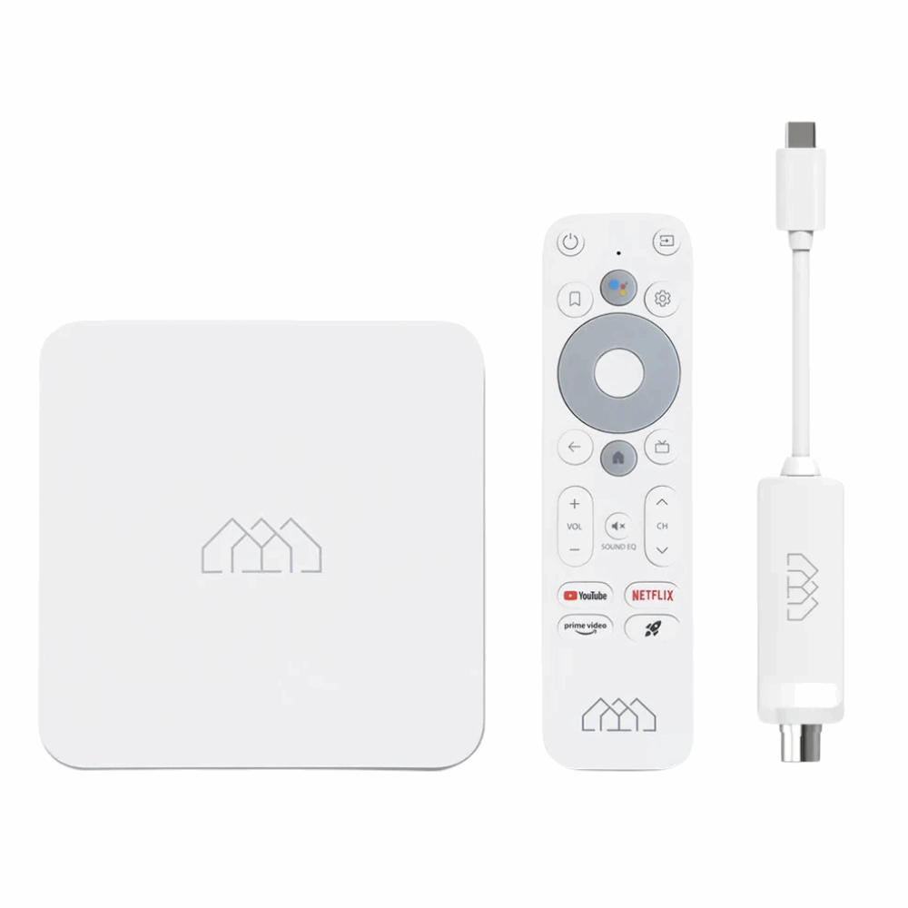 HOMATICS Box R Lite 4K TV Box Androidtv 12 Google & Netflix Certified Amlogic S905Y4 Wifi BT5.0 2GB 32GB Support Dolby Atmos