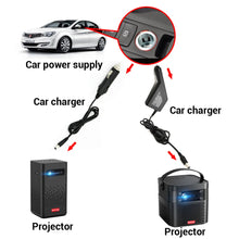 BYINTEK 12V 15V 19V Vehicle Auto Car Power Adapter for Projector, 19V for U30 U70 R15 R19 U50 , 12V for P19 P20, 15V for P30 - Multimedia Projectors