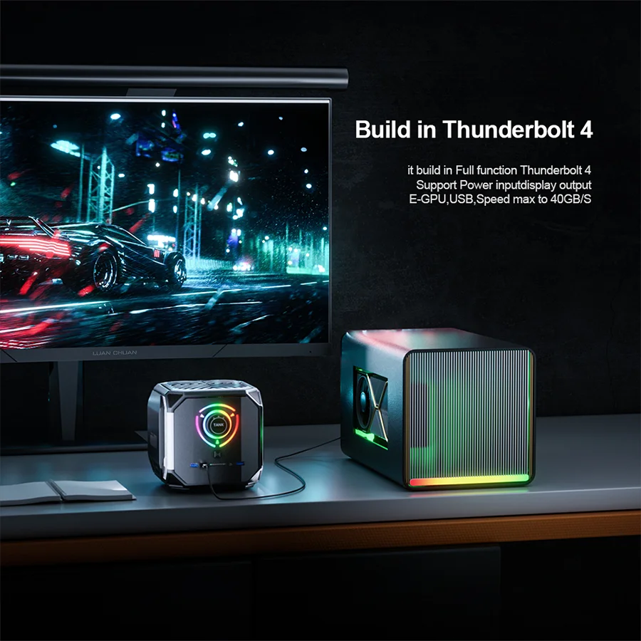 Chatreey TANK Mini PC Intel Core i9 12900H i7 12700H With Nvidia 4060 8G 3070 16G Gaming Desktop Computer PCIE 4.0 Wifi 6 BT5.0 - mprojectors.com