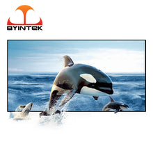 BYINTEK Projector Screen 72inch 84inch 100inch 120inch 130inch Reflective Fabric Projector Projection Screen Enhance Brightness - Multimedia Projectors
