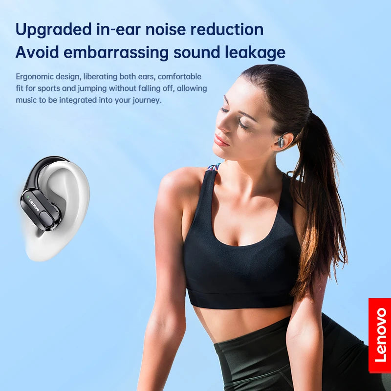 Lenovo ThinkPlus XT80 Sports Wireless Earphones with Mics, LED Power Display, Hifi Stereo Sound Bluetooth 5.3 TWS Headphones mprojectors.com