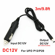 BYINTEK 12V 15V 19V Vehicle Auto Car Power Adapter for Projector, 19V for U30 U70 R15 R19 U50 , 12V for P19 P20, 15V for P30 - Multimedia Projectors