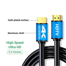 BYINTEK 1.5m 5FT 2.0 3D 4K HD Cable for 1080P Projector TV Quality Gold Plated Interface 19+1 Copper Cores - Multimedia Projectors