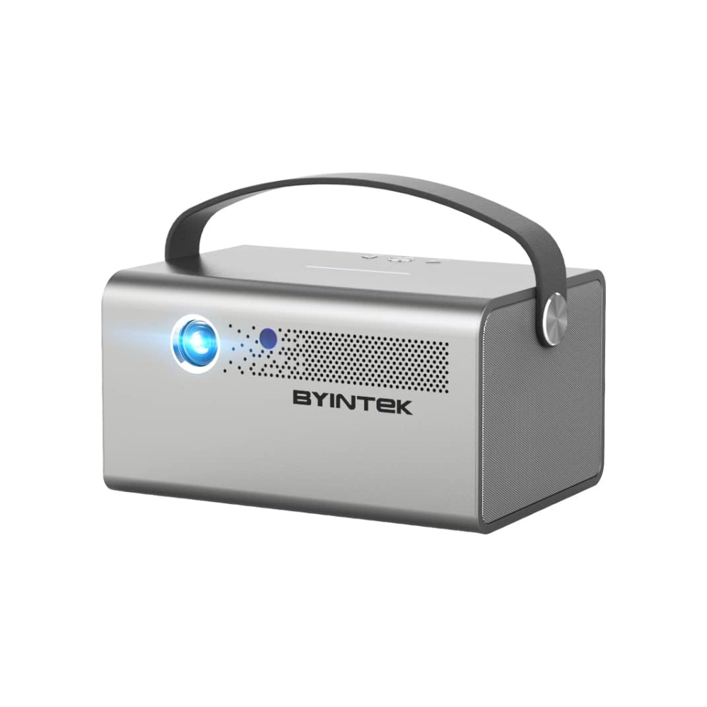 BYINTEK R17 Projector 4K Smart 3D Android WiFi Portable DLP Mini Projector Full HD 1080P 750ANSI Lumens 6D Keyston With Battery - Multimedia Projectors