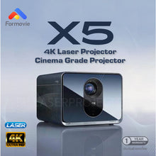 Formovie X5 Triple Laser Projector Native 4K 2450 CVIA 4500ANSI Lumen DLP Portable DTS-HD Theater Dolby Vision For Home 4K Cinema