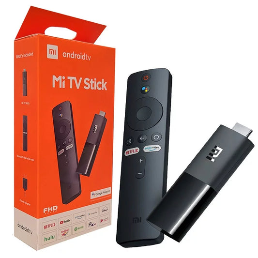 Xiaomi Mi TV Stick Global Version Android TV FDH HDR Quad Core HDMI-compatible 1GB+8GB Bluetooth Wifi Netflix Google Assistant - Multimedia Projectors