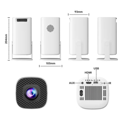 HONGTOP S40MAX Android 11 Gaming Projector 64GB TF Card Wireless Gaming Controller Dual WIFI 1280*720P Home Theater Portable Projector - Multimedia Projectors