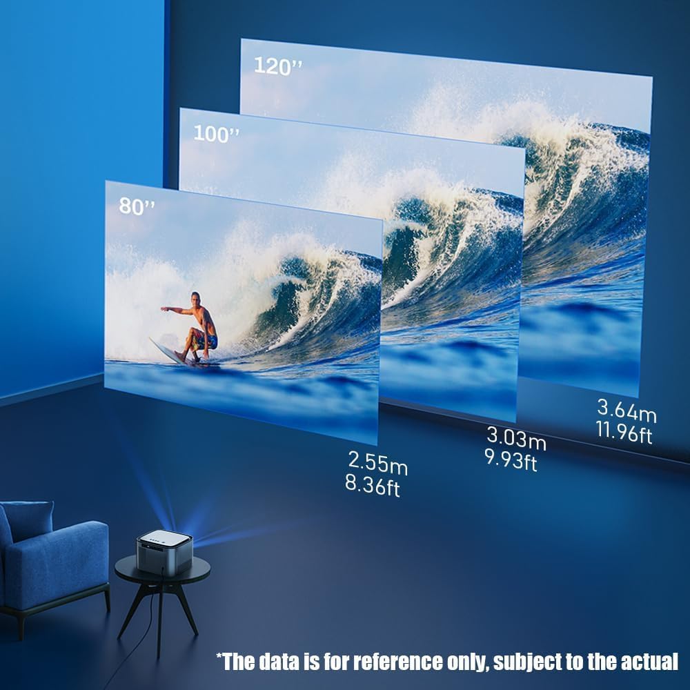 BYINTEK X25 Full HD Projector 1080P 4K Video 900Ansi  Auto Focus  WiFi Smart Android 9.0 LCD LED Video Home Theater Projectors - Multimedia Projectors