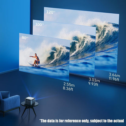 BYINTEK X25 Full HD Projector 1080P 4K Video 900Ansi  Auto Focus  WiFi Smart Android 9.0 LCD LED Video Home Theater Projectors - Multimedia Projectors
