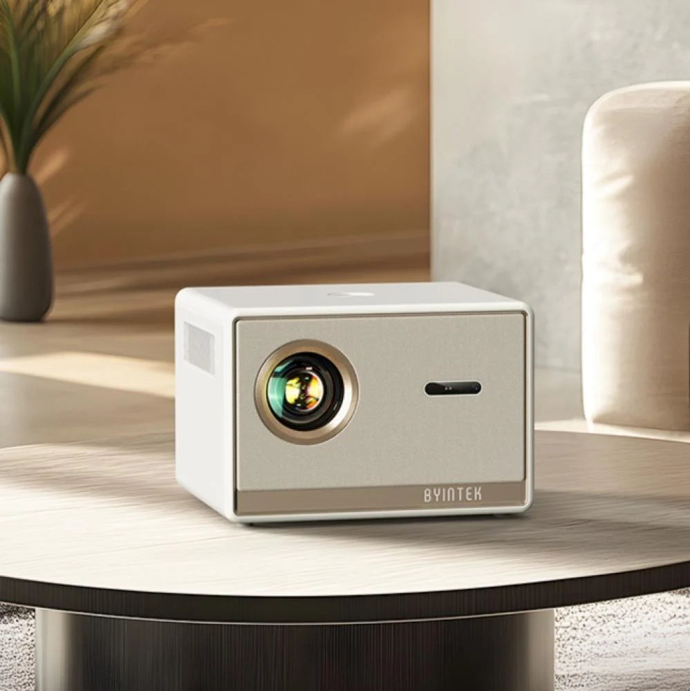 BYINTEK PLATO T5 1080P Projector 4K 1000ANSI Smart Android 9.0 ProfessionalBass Wifi 6 Projetor Office Home Theater  Projectors Mprojectors.com