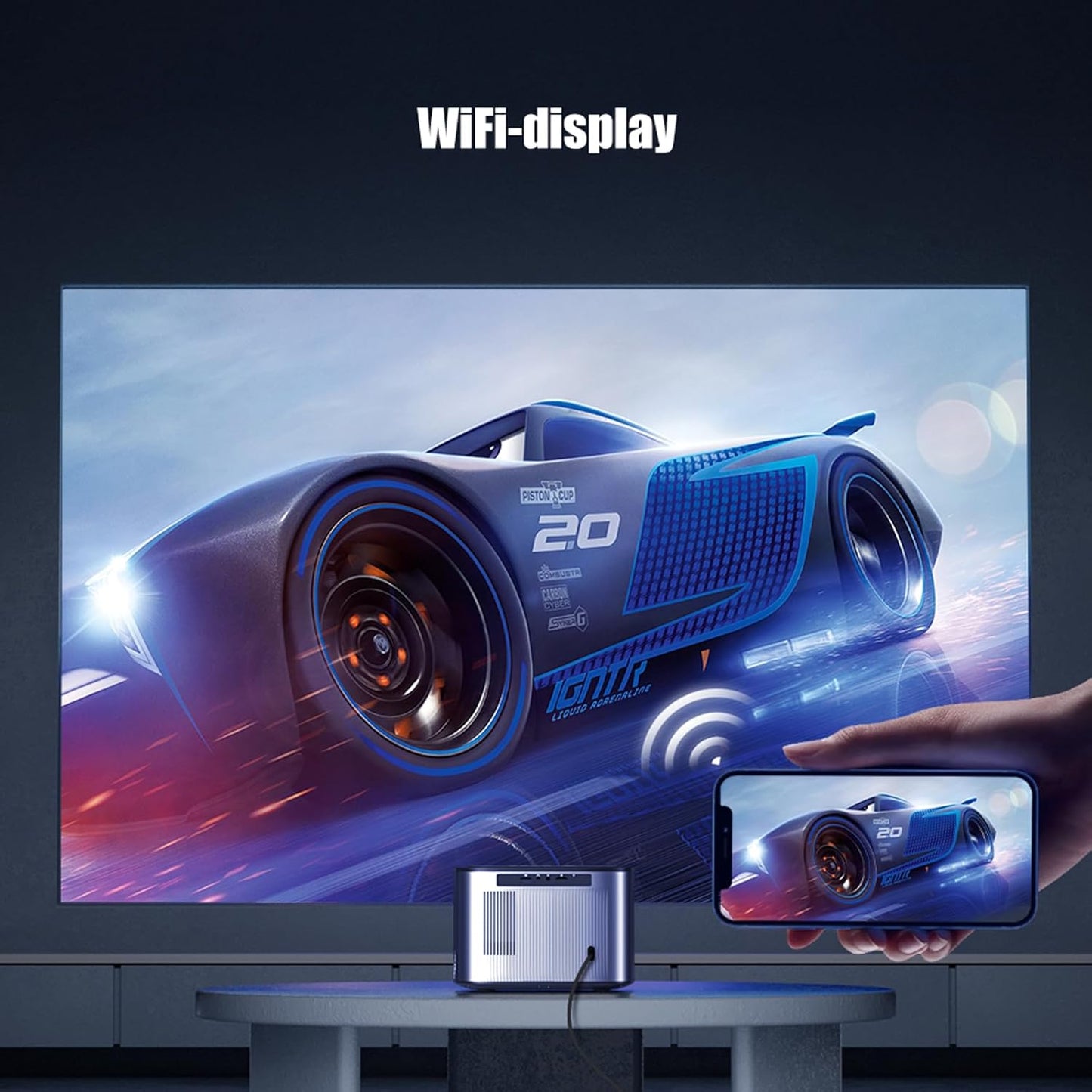 BYINTEK X25 Full HD Projector 1080P 4K Video 900Ansi  Auto Focus  WiFi Smart Android 9.0 LCD LED Video Home Theater Projectors - Multimedia Projectors
