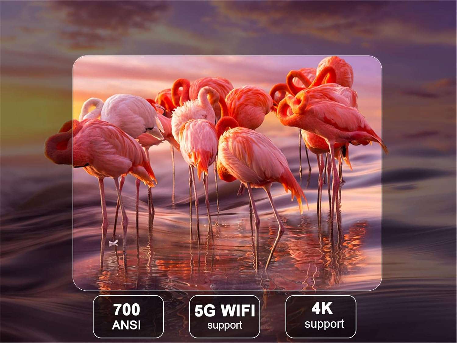 Magcubic L005 700ANSI Projector Android 10 4K 1080P 2.4/5G WiFi Google voice Assistant  Auto Focus BT5.0 Amlogic S905Y2 Home Projetor