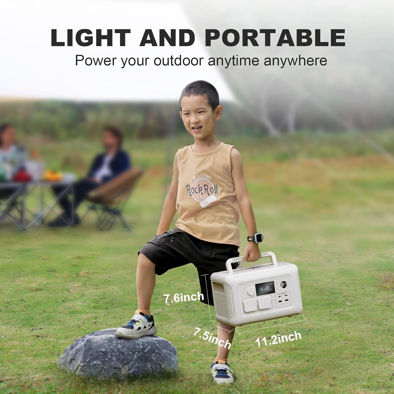 ALLPOWERS R600 Portable Generator 299Wh 600W Powerstation with AC Outlets LiFePO4 Battery for Home Tents Outdoor RV Camping - Multimedia Projectors