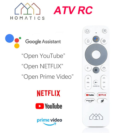 HOMATICS Box BT Voice Remote Control Replacement for  Box R Lite 4K and Box R 4K Plus Remote Controller - Multimedia Projectors