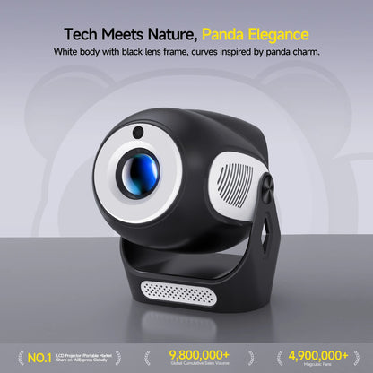 Magcubic Panda HY300 X 4K 720P Android 11 Projector with Electric Focus 300Ansi Wifi6 BT5.0 Portable Projector HIFI Sound Home Outdoor mprojectors.com