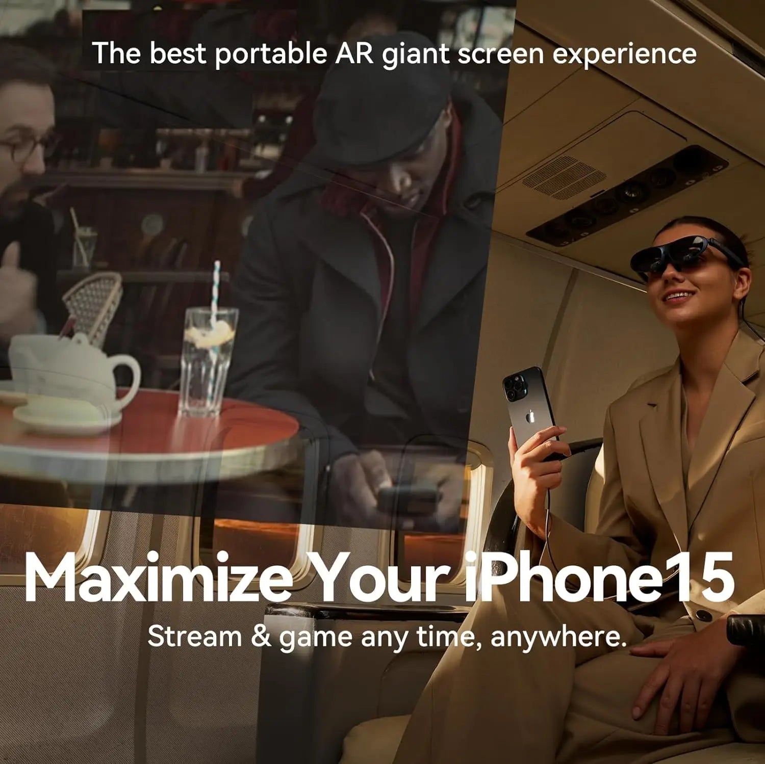 Rokid Max AR 3D Smart Glasses MAX Screen 50° Viewing Device For Phone Projected Screen Switch PS5 XBOX Virtual Reality Glasses - mprojectors.com