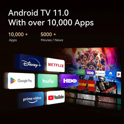 Wanbo Mozart 1 Pro Projector Android TV 11.0 Google Assistant Netflix 1080P DRM L1 Suppot 4K Beam Proyector 900Ansi Dual Wifi