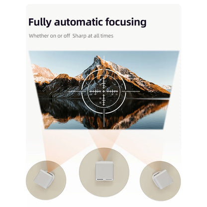 Lenovo Xiaoxin 100P Projector 850 ANSI Auto Focus Wifi6 Smart Home Theater 360 PTZ Support 4K HD Portable Projector mprojectors.com