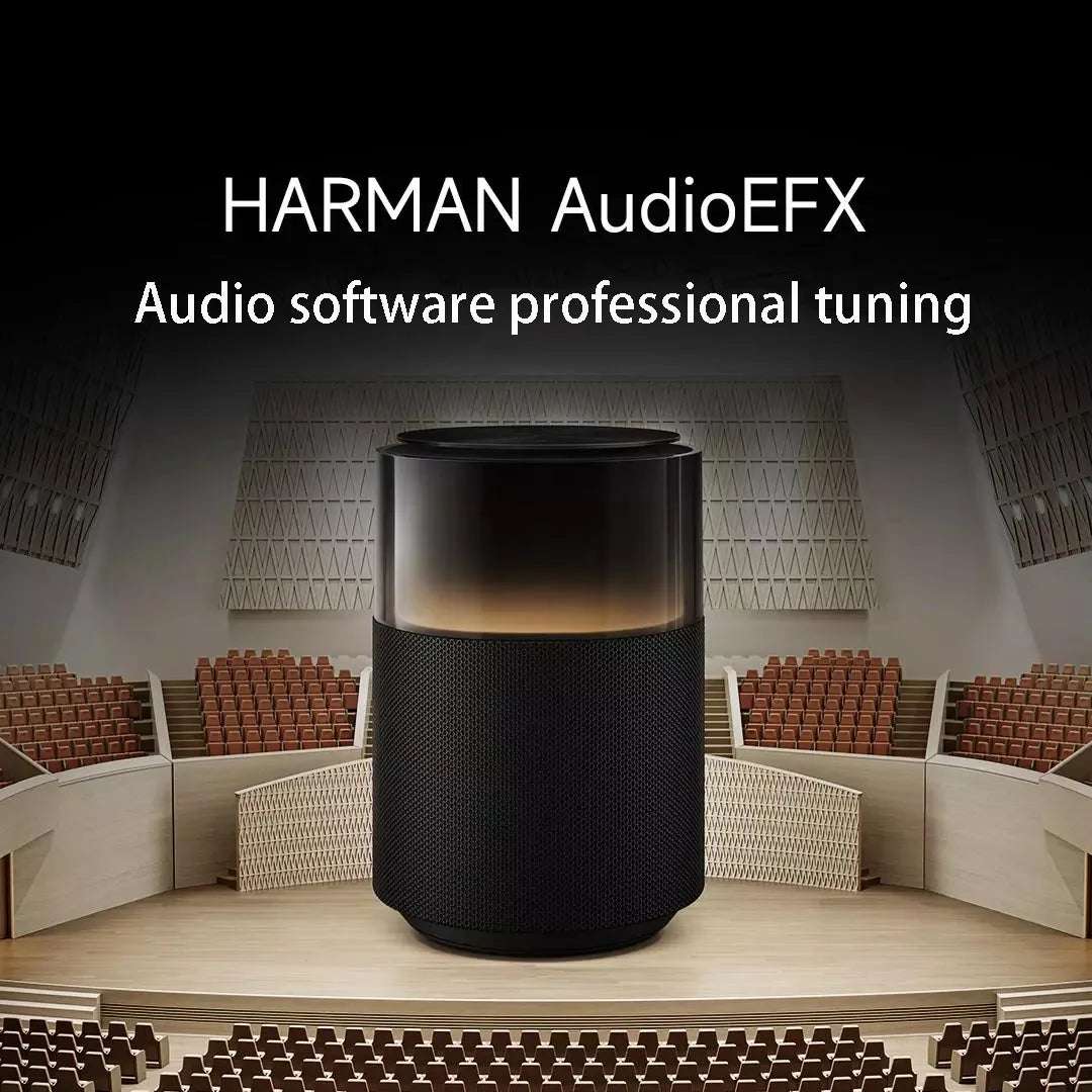 Xiaomi Sound Pro 7-unit High-fidelity Smart Speaker Colorful Galaxy Atmosphere Light Annular Transparent Body Music Connectivity