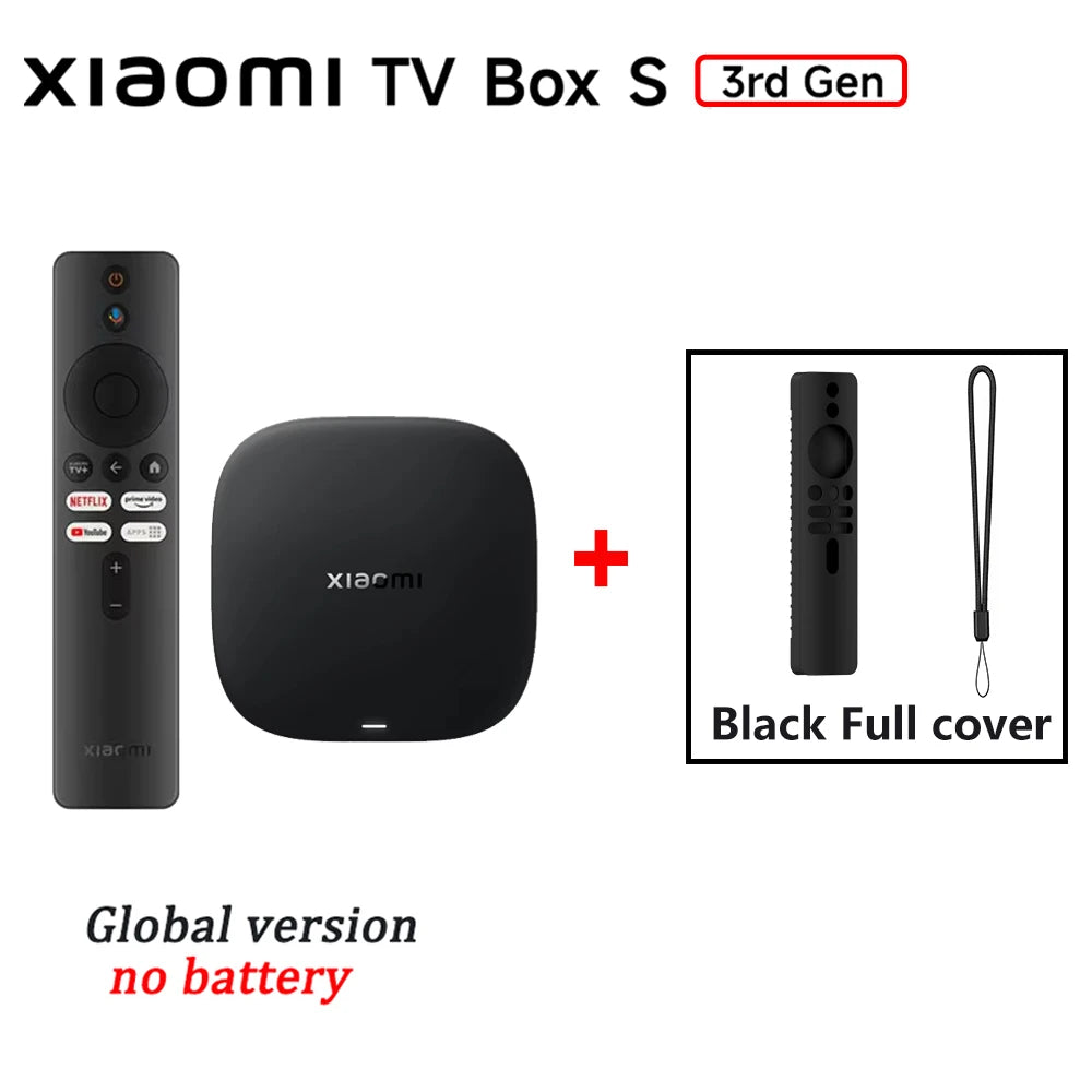 Xiaomi TV Box S 3rd Gen - 4K UHD, Google TV, 32GB Memory, Dolby Vision & Atmos, WiFi 6, HDMI 2.1, Fast Streaming, Compact and Powerful MProjectors.com
