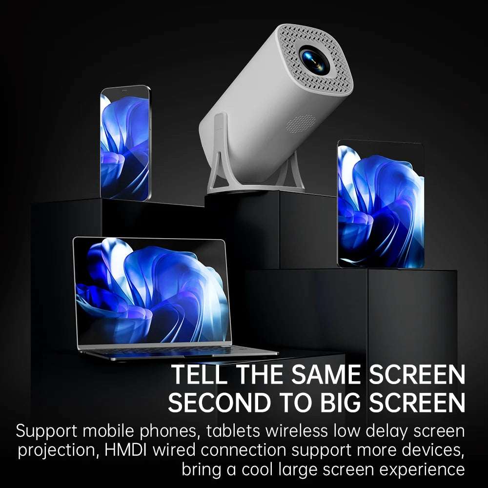 HONGTOP S40MAX Android 11 Gaming Projector 64GB TF Card Wireless Gaming Controller Dual WIFI 1280*720P Home Theater Portable Projector