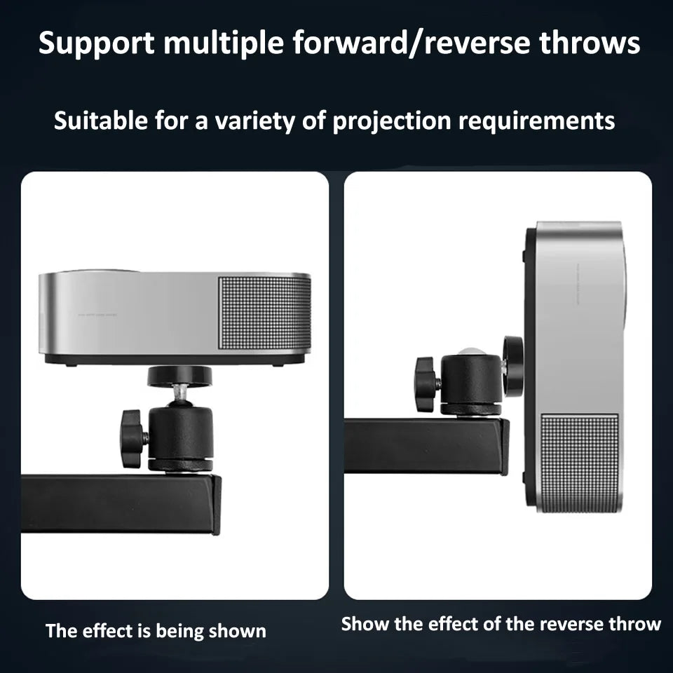 Salange Projector Ceiling Mount Bracket Multi-angle Adjustable Foldable Wall Support Aluminum Alloy Ceiling Projector Stand 2023 - Multimedia Projectors