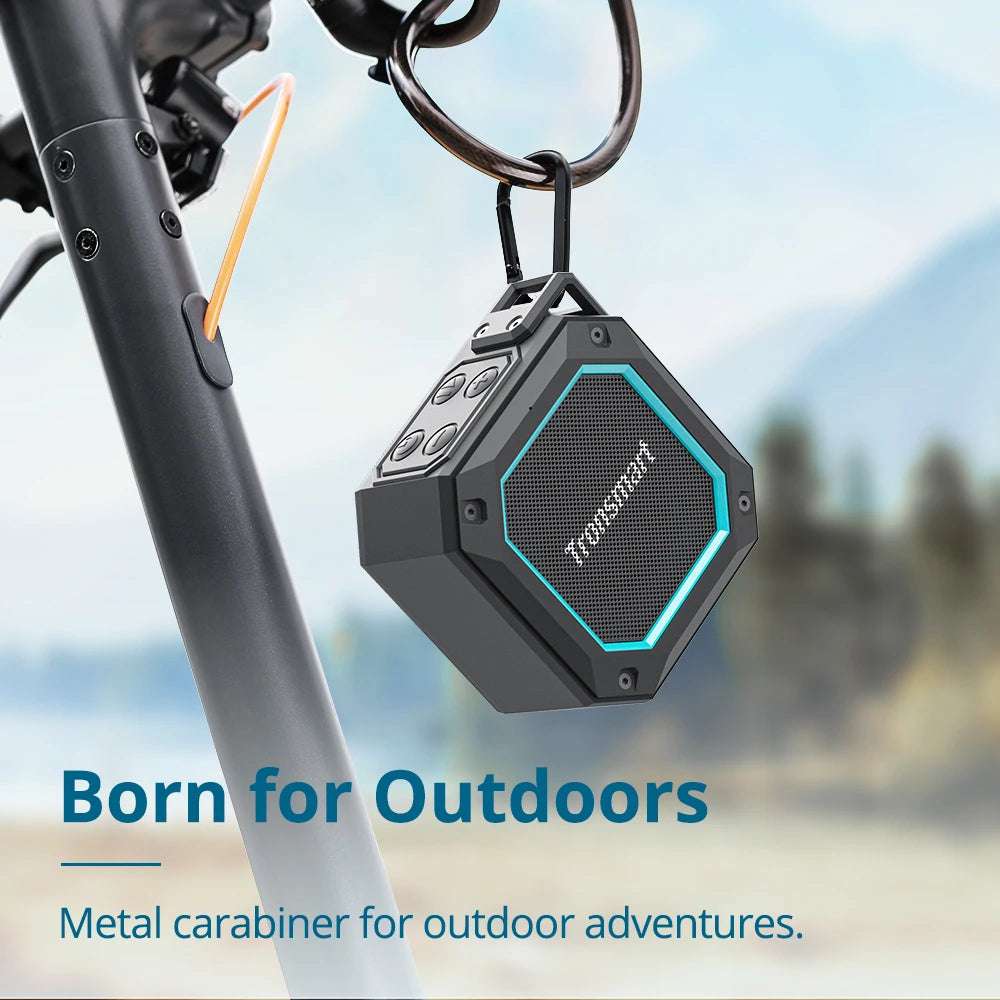 Tronsmart Groove 2 Speaker Portable Speaker with Bluetooth 5.3, True Wireless Stereo, Dual EQ Modes, IPX7 Waterproof, for Shower