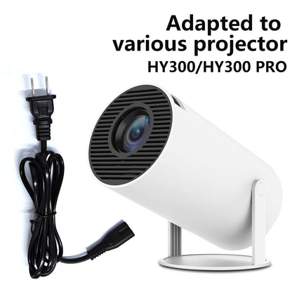 Power Cable  For HY300 HY320 HY300 PRO HY350 Projector EU US AU UK Power Adapter Cable Plug Suitable For Various Projectors - Multimedia Projectors