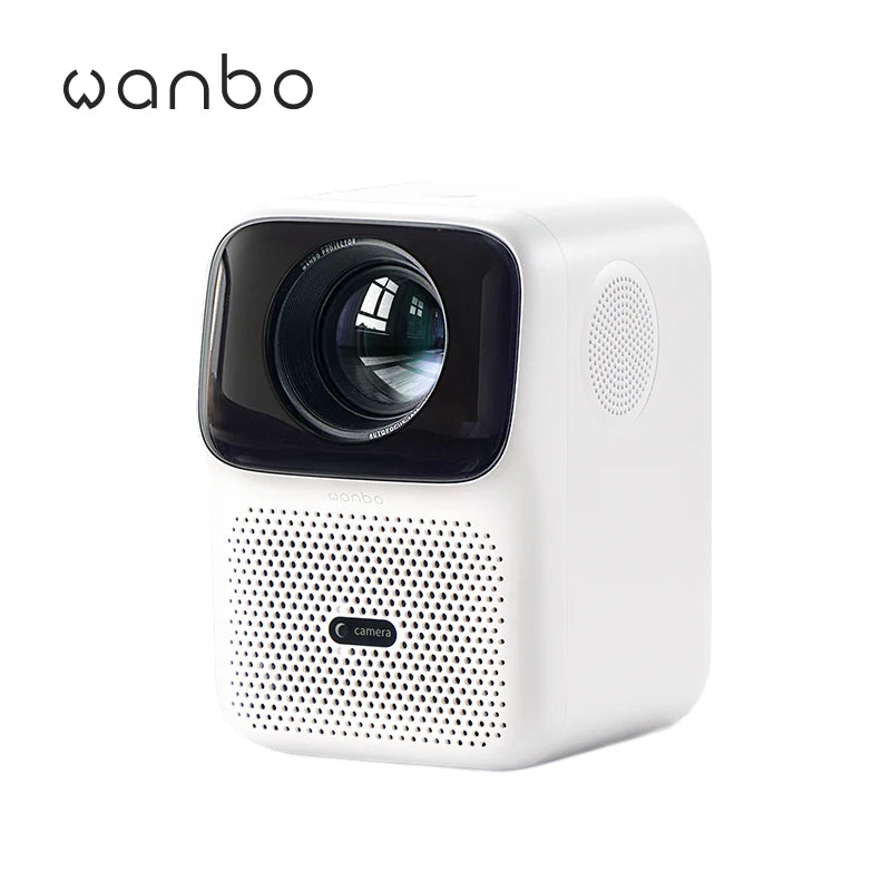 Wanbo T4 Projector 450 Ansilm HDR10+ 1920*1080P Mini Portable Projector Dual-Band Wifi 6 1GB+16GB Auto Focus Keystone Correction - Multimedia Projectors
