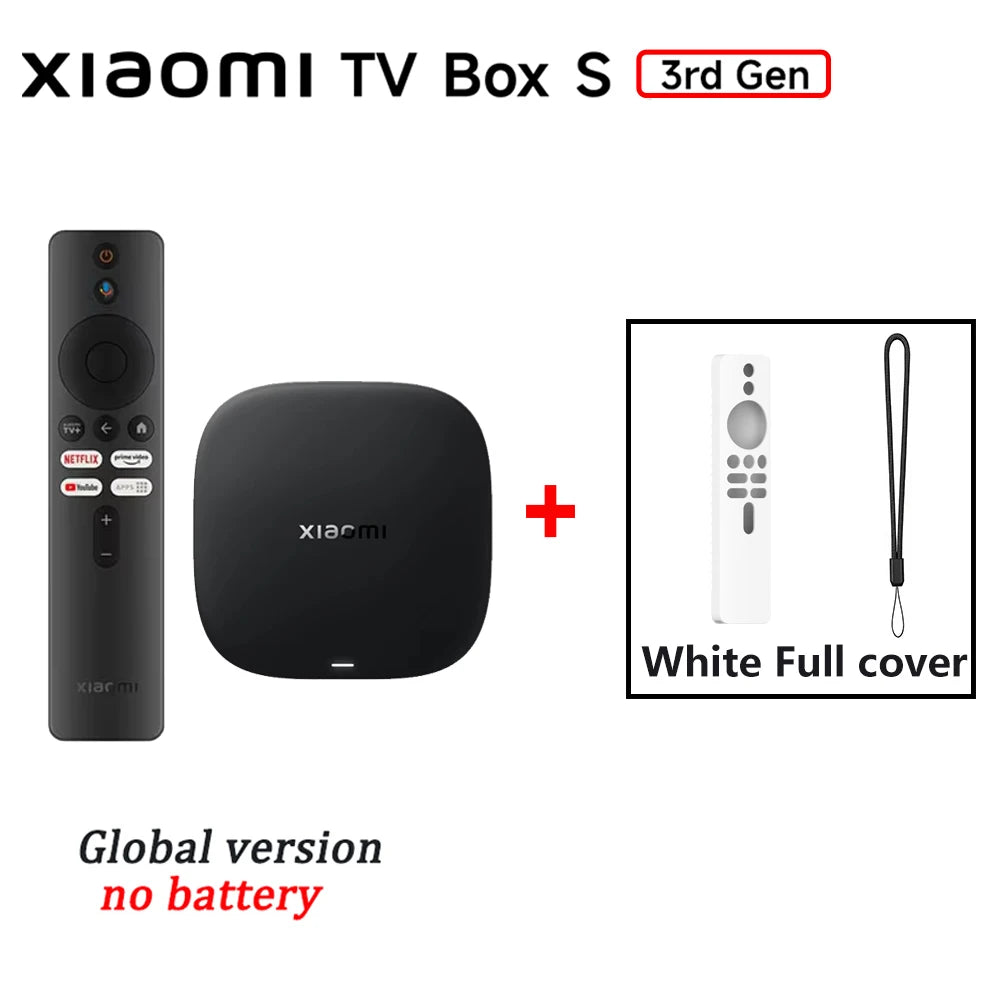 Xiaomi TV Box S 3rd Gen - 4K UHD, Google TV, 32GB Memory, Dolby Vision & Atmos, WiFi 6, HDMI 2.1, Fast Streaming, Compact and Powerful MProjectors.com
