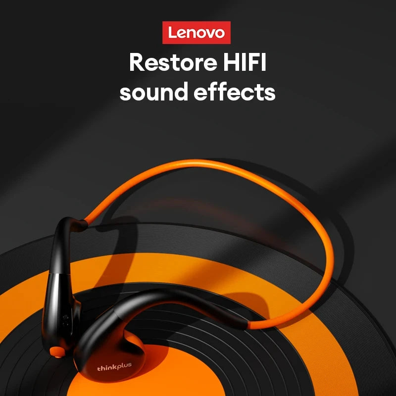Original Lenovo X7 Air Conduction Headphone Wireless bluetooth 5.3 Earphones Bone Conduction Sports Headset Outdoor EarHook Mic - mprojectors.com