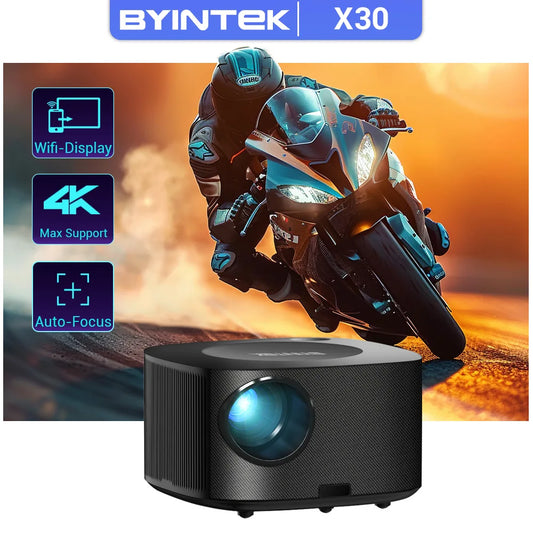 BYINTEK X30  Full HD 1080P Projector Licensed Netflix TV System Auto-focus Dolby Smart WIFI LCD LED Video Home Theater Projector - Multimedia Projectors