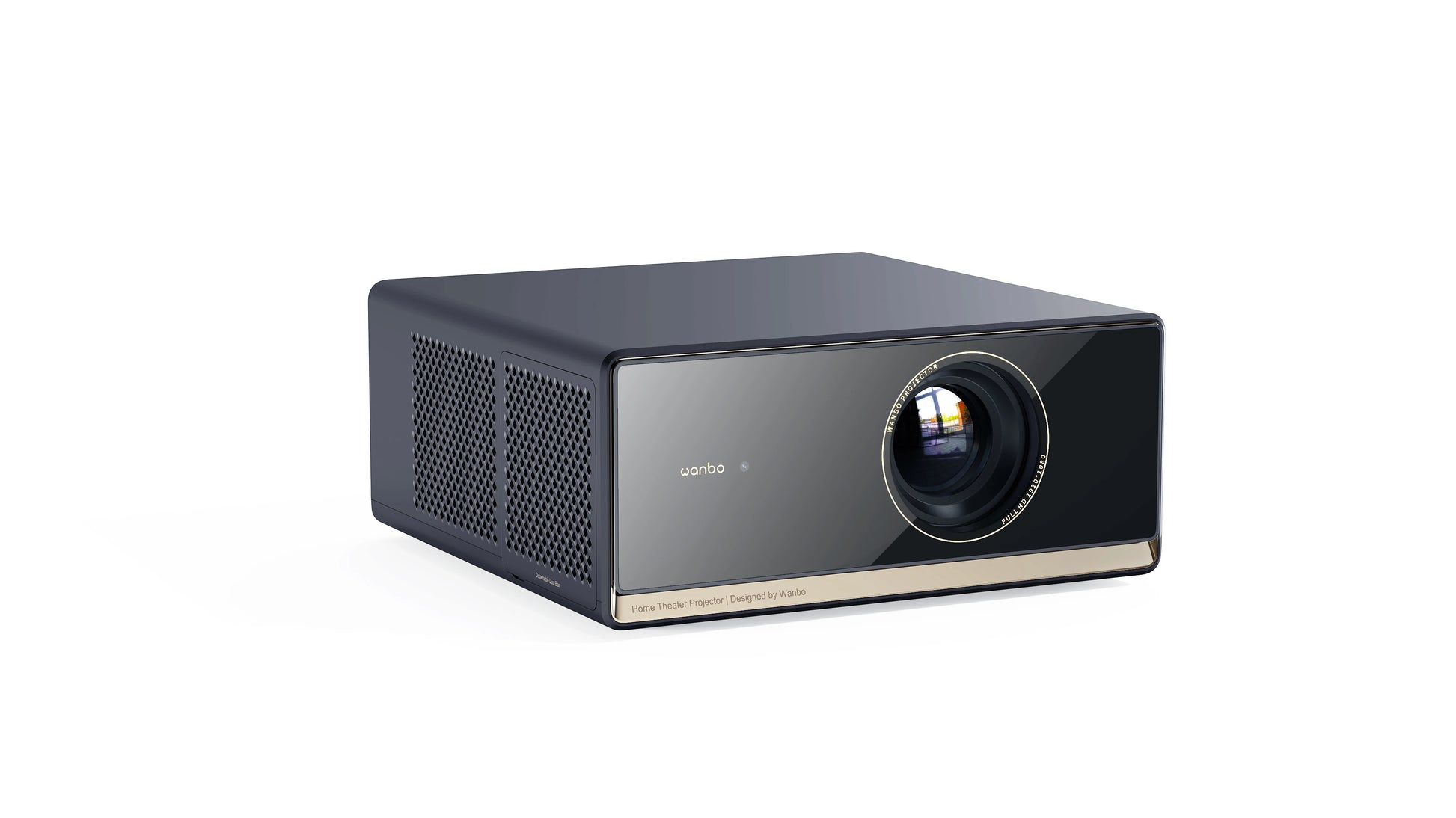 Wanbo X5 Pro 4K Projector with WiFi and Bluetooth, Home Outdoor Movie Projector, Auto Focus & Keystone, 26dB Low Noise, Native 1080P, Smart Projector with Netflix & Google Play - Multimedia Projectors