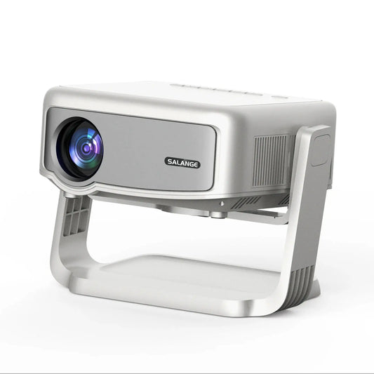 Salange P90 Android Projector 1080P Support 4K 350 ANSI Wifi6 BT5.0 Home Cinema Mini Video Beamer Portable - Multimedia Projectors