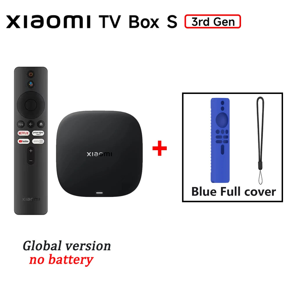 Xiaomi TV Box S 3rd Gen - 4K UHD, Google TV, 32GB Memory, Dolby Vision & Atmos, WiFi 6, HDMI 2.1, Fast Streaming, Compact and Powerful MProjectors.com

