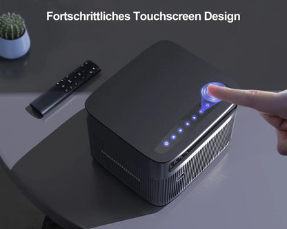 Wimius Projector Native 1080P Full HD 25000Lumens 4K Supported WIFI 6 Bluetooth Projector Autofocus Keystone Correction - Multimedia Projectors