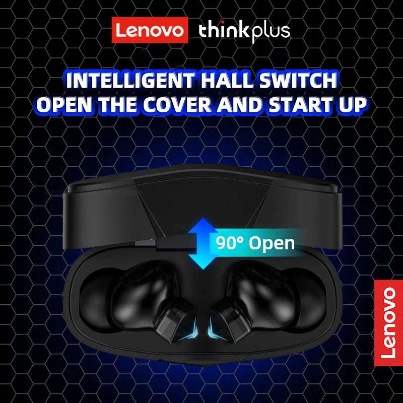 Lenovo thinkplus LP6 TWS Gaming Earbuds Noice Cancelling Wireless Earphone HIFI Music Bluetooth Headphones with Dual Mode Headset