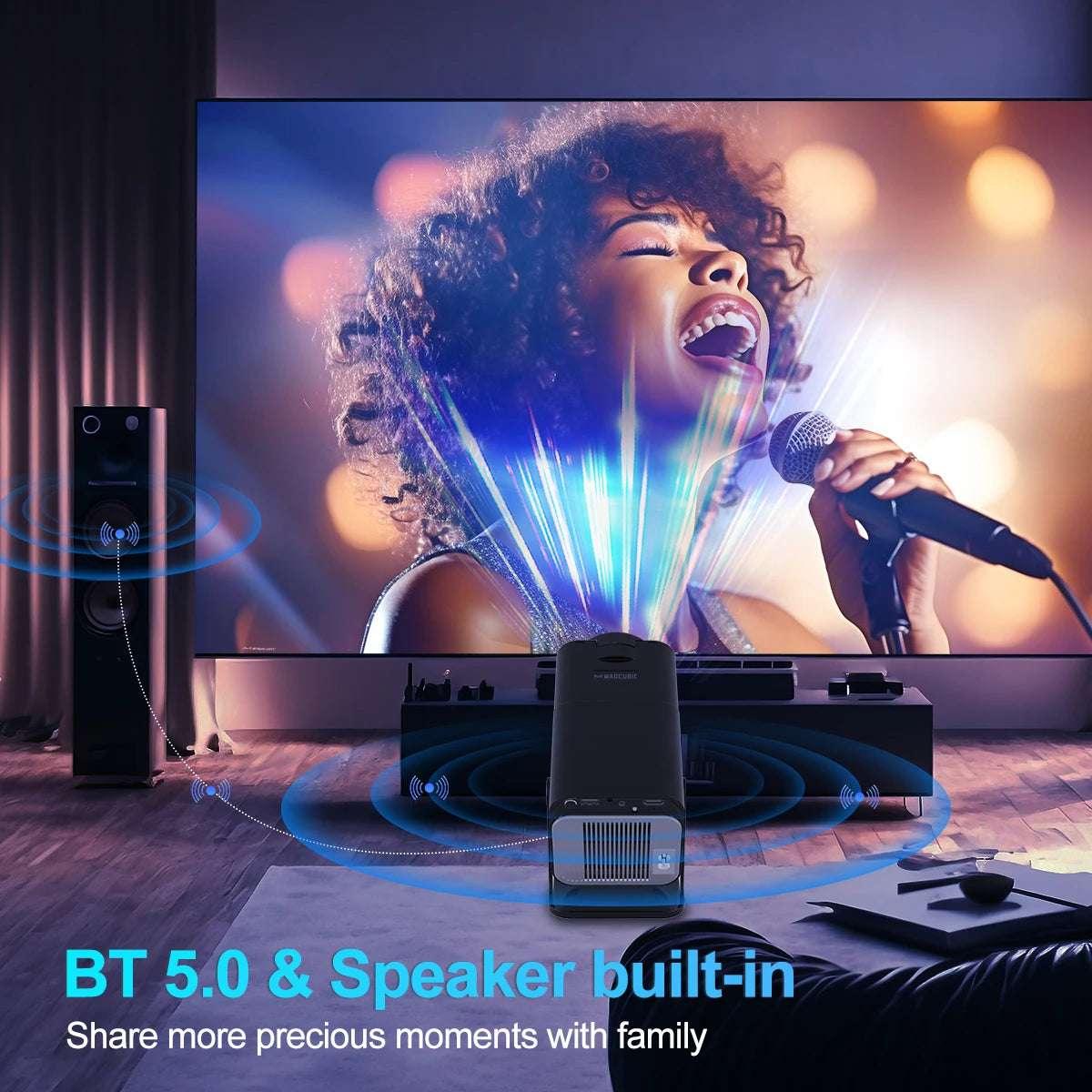 Magcubic HY320 4K Native 1080P Android 11 Projector 390ANSI Dual Wifi6 BT5.0 Cinema Outdoor Portable Projetor Upgrated HY300