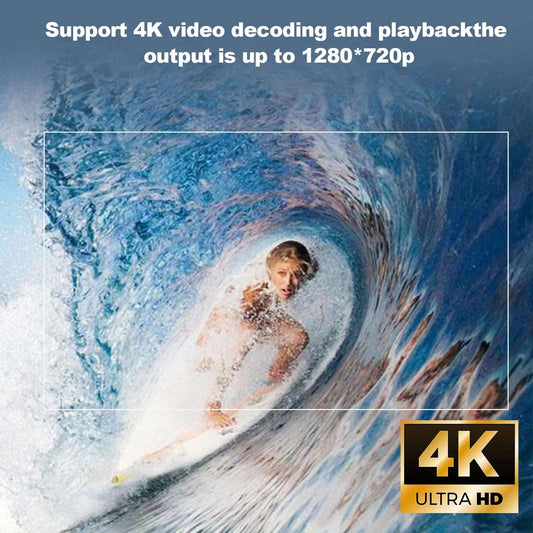 HONGTOP P30 Mini Projector Android 11 WiFi6 Support 4K 1080P Projector 2.4G&5G WiFi 1280*720P Smart Home Cinema Portable Projector