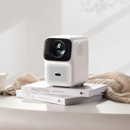 Wanbo T4 Projector 450 Ansilm HDR10+ 1920*1080P Mini Portable Projector Dual-Band Wifi 6 1GB+16GB Auto Focus Keystone Correction - Multimedia Projectors