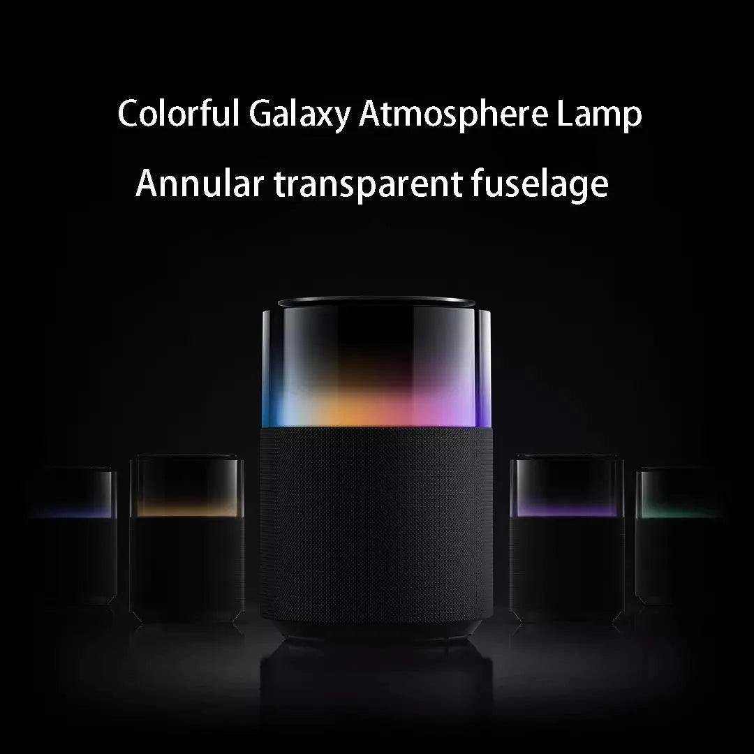 Xiaomi Sound Pro 7-unit High-fidelity Smart Speaker Colorful Galaxy Atmosphere Light Annular Transparent Body Music Connectivity - Multimedia Projectors