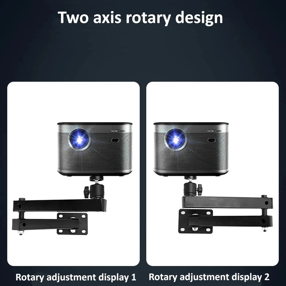 Salange Projector Ceiling Mount Bracket Multi-angle Adjustable Foldable Wall Support Aluminum Alloy Ceiling Projector Stand 2023 - Multimedia Projectors