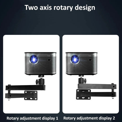 Salange Projector Ceiling Mount Bracket Multi-angle Adjustable Foldable Wall Support Aluminum Alloy Ceiling Projector Stand 2023 - Multimedia Projectors