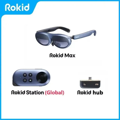 Rokid Max AR 3D Smart Glasses MAX Screen 50° Viewing Device For Phone Projected Screen Switch PS5 XBOX Virtual Reality Glasses - mprojectors.com