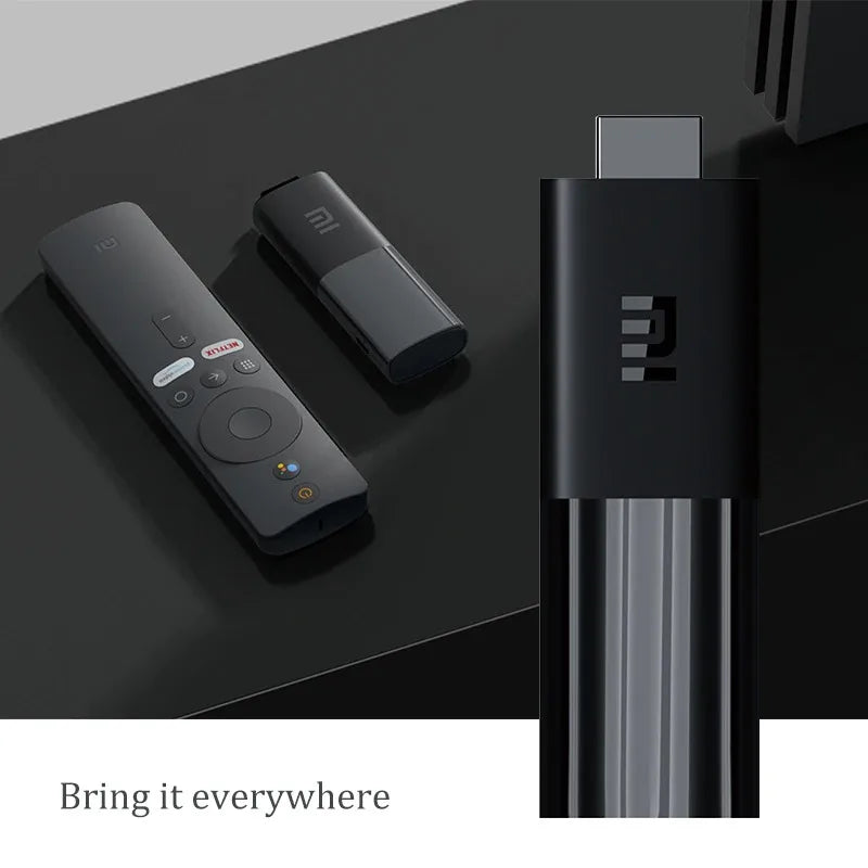 Xiaomi Mi TV Stick Global Version Android TV FDH HDR Quad Core HDMI-compatible 1GB+8GB Bluetooth Wifi Netflix Google Assistant - Multimedia Projectors