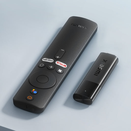 Xiaomi Mi TVStick 4K (QuadCore CPU, 2GB RAM, 8GB ROM, Android TV 11 with Google Playstore, Chromecast, Dolby Atmos & Vision, Bluetooth Remote Control with Google Assistant & Netflix + Prime Video mprojectors.com
